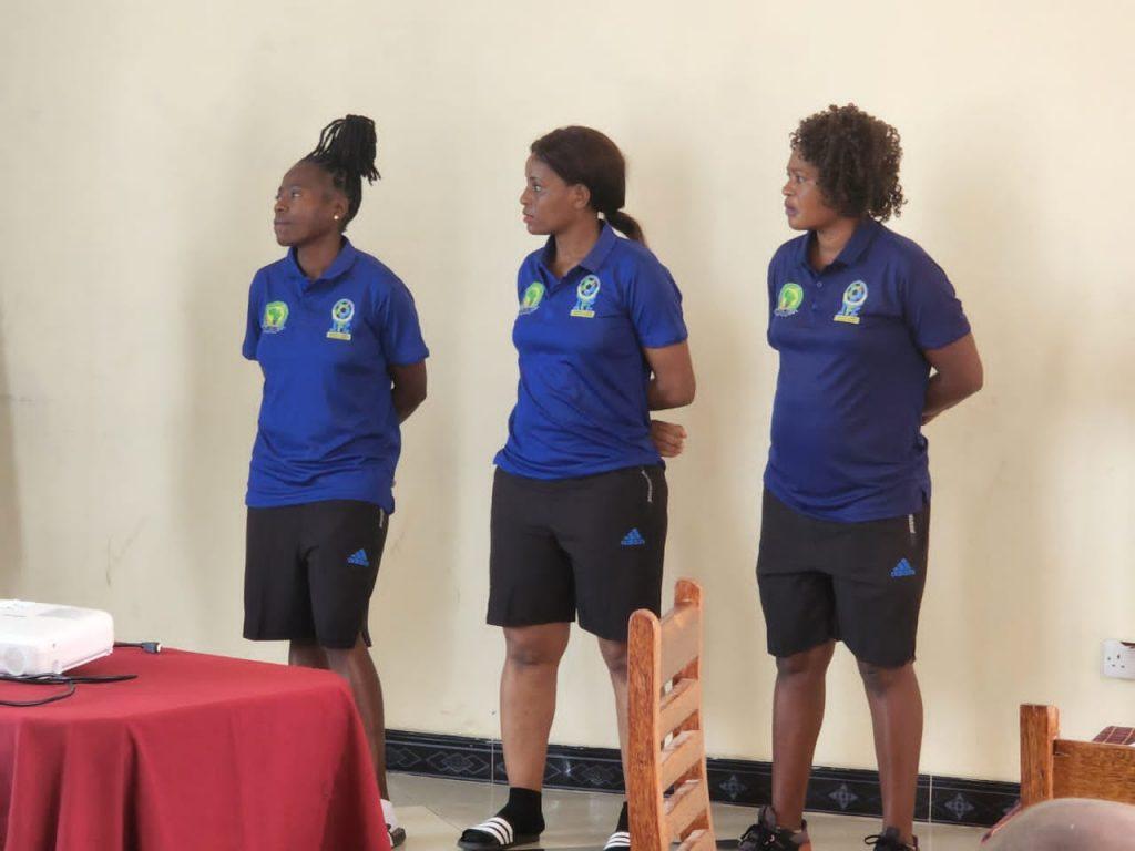 gbwfc-duo-and-enala-phiri-in-tanzania-attending-a-caf-coaching-license-course